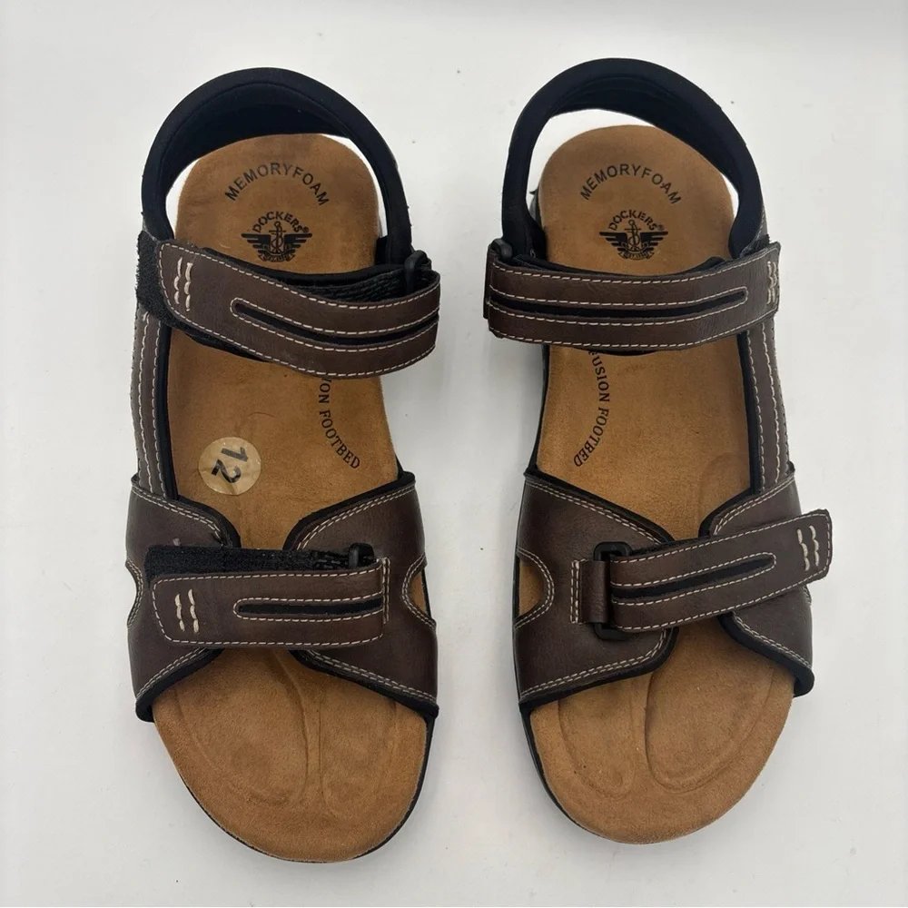 Dockers Brown Adjustable‎ Men's Sandals